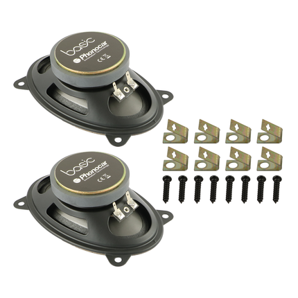 1 Paar Lautsprecher oval 90x150mm 60W