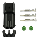 Stecker-Set Metri-Pack 280, 2polig, 1.5mm2 6636