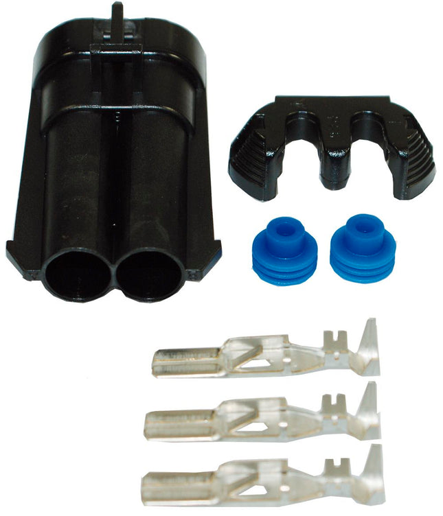 Stecker-Set Metri-Pack 630, 2-pol, 4.0 mm2