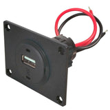 Einbausteckdose mit Montageplatte - 1x USB-A 67332000