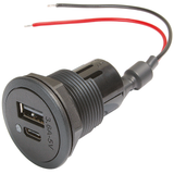 Einbausteckdose - 1 x USB-A und 1 x USB-C 67341000