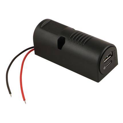 Aufbausteckdose - 1 x USB-A / 1 x USB-C