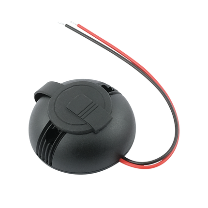 Aufbausteckdose rund - 1 x USB-A / 1 x USB-C