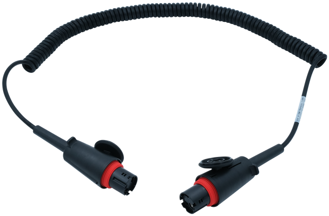 1-pol Coaxial Spiralkabel HD-RF