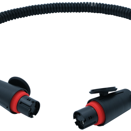 1-pol Coaxial Spiralkabel HD-RF