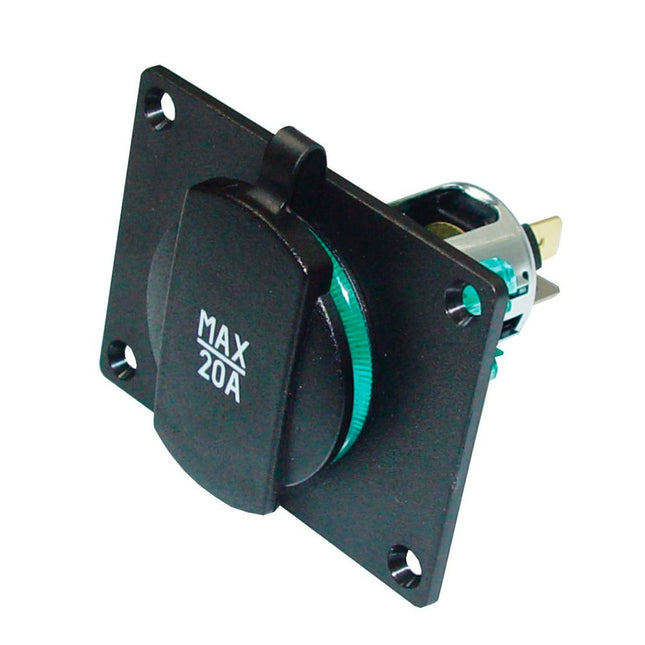 Pro Car Power Steckdose mit Montageplatte