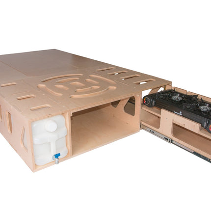 Moonbox Campingbox mit Tisch Van/Bus 115cm UV-Lack Moonbox