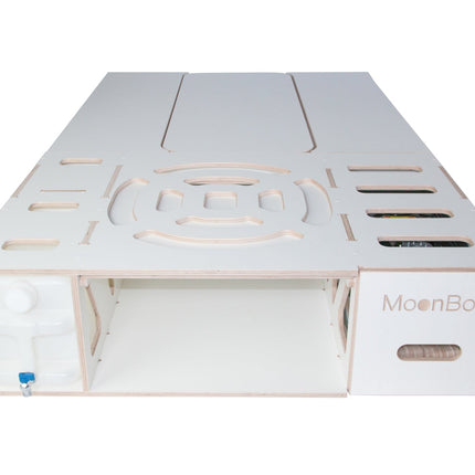 Moonbox Campingbox mit Tisch Van/Bus 115cm Weiß Moonbox