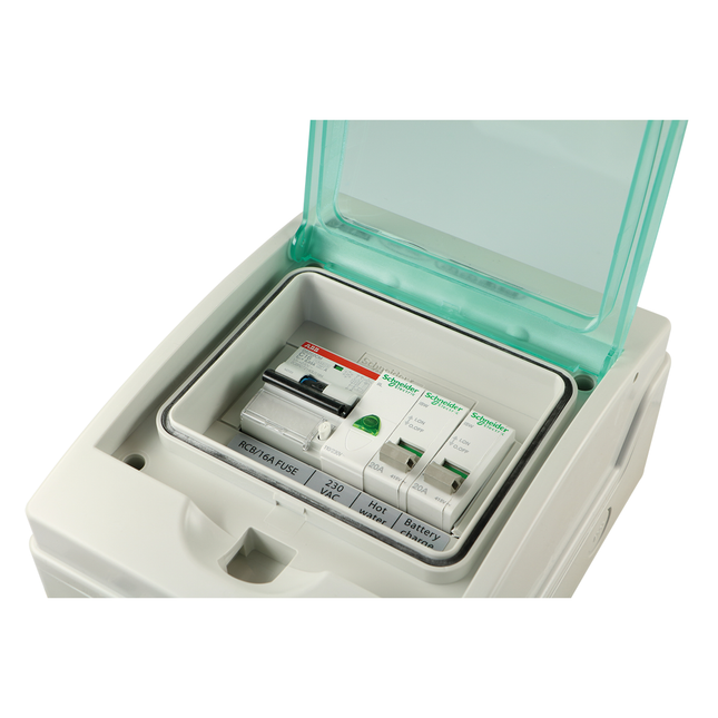 DEFA - EI-Zentrale mit Sich. / FI-Schutzschalter 16 A 700437 - Hischier Auto AG