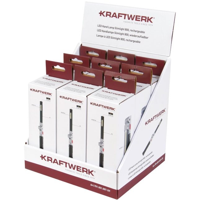 Display mit 9x LED Handlampe Slimlight 800 701.001.007-D9 - Hischier Auto AG