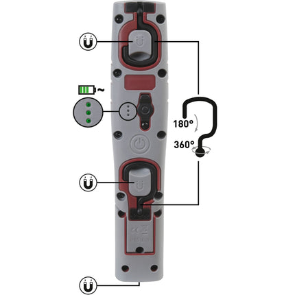 LED Handlampe Inspection 700, wiederaufladbar 701.001.008 - Hischier Auto AG