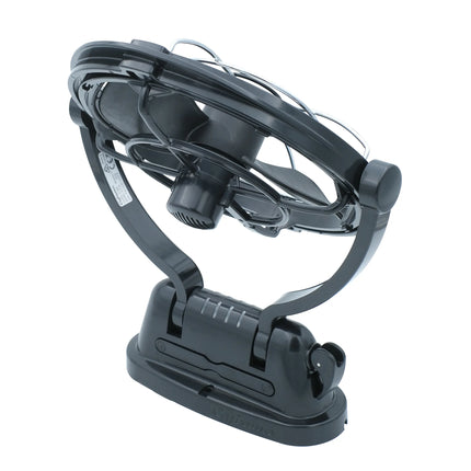 Seekr - Sirocco II 12/24 V Ventilator 360° schwarz, 3 Stufen, Abschaltzeituhr, Finger safe - 1 - Stück Diverse