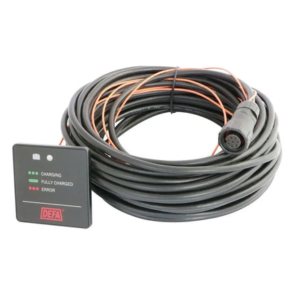 DEFA – Ladeanzeige mit 10-Meter-Kabel zu MultiCharger, 20/30 A - 705295 - 1 - Stück DEFA