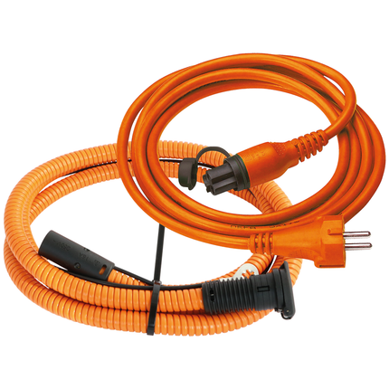 DEFA - 230 VAC Anschluss-Set 2.5 m *orange* mit Stecker/Dose