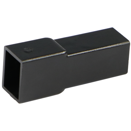 Flachsteckgehäuse 1-pol schwarz weibl. 710150sz - Hischier Auto AG