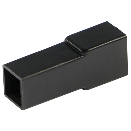 Flachsteckgehäuse 1-pol schwarz weibl. 710150sz - Hischier Auto AG