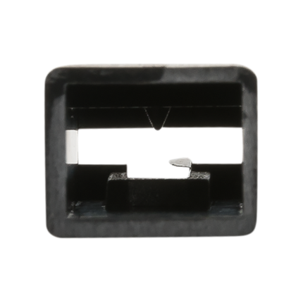 Flachsteckgehäuse 1-pol schwarz männl. 710160sz - Hischier Auto AG