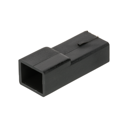 Flachsteckgehäuse 1-pol schwarz männl. 710160sz - Hischier Auto AG