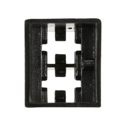 Flachsteckgehäuse schwarz 2-pol weibl. 710170sz - Hischier Auto AG