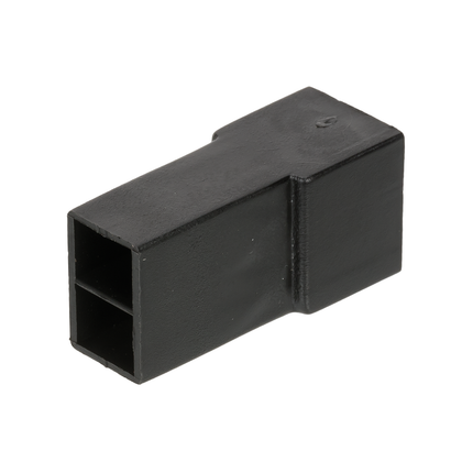 Flachsteckgehäuse schwarz 2-pol weibl. 710170sz - Hischier Auto AG