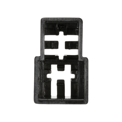 Flachsteckgehäuse T. schwarz 2-pol. weibl. 710190sz - Hischier Auto AG