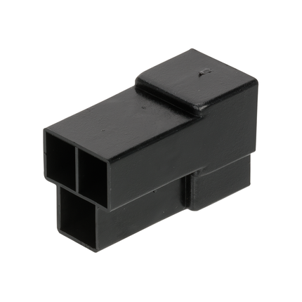 Flachsteckgehäuse schwarz 3-pol U weibl. 710210sz - Hischier Auto AG