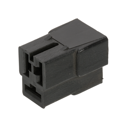 Flachsteckgehäuse schwarz 3-pol U männl. 710220sz - Hischier Auto AG