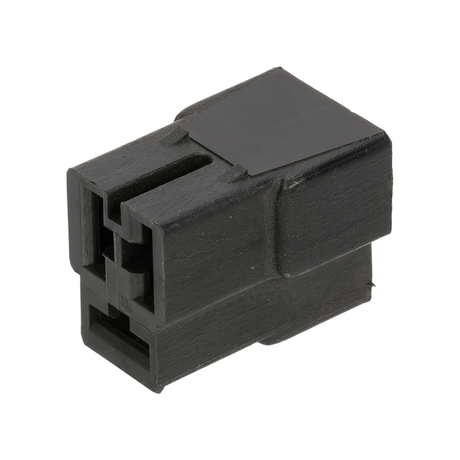 Flachsteckgehäuse schwarz 3-pol U männl. 710220sz - Hischier Auto AG