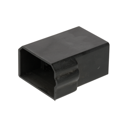 Flachsteckgehäuse schwarz 4-pol weibl. 710230sz - Hischier Auto AG