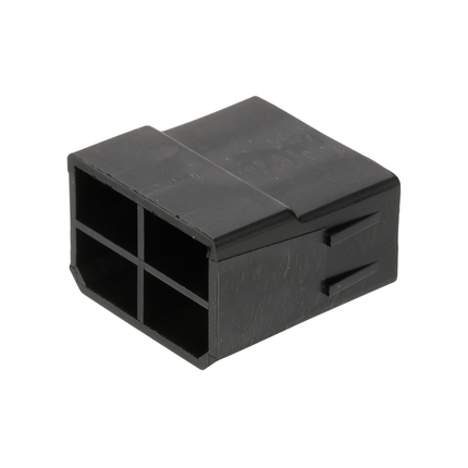 Flachsteckgehäuse schwarz 4-pol männl. 710240sz - Hischier Auto AG