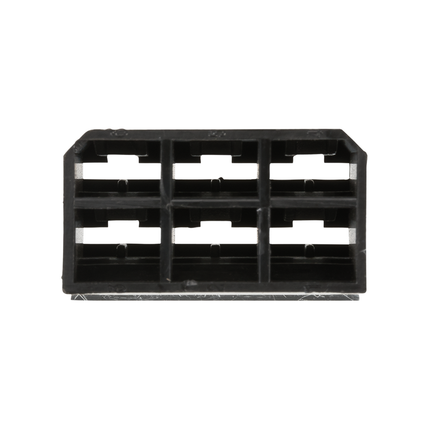 Flachsteckgehäuse schwarz 6-pol männl. 710260sz - Hischier Auto AG