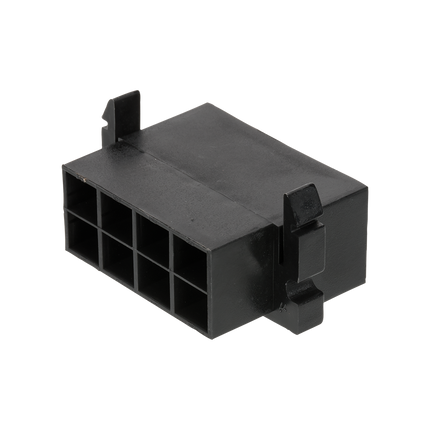 Flachsteckgehäuse schwarz 8-pol weibl. 710270sz - Hischier Auto AG