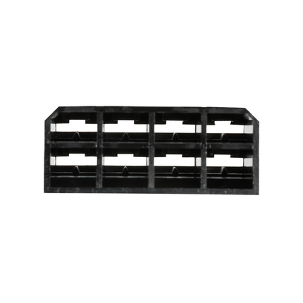 Flachsteckgehäuse schwarz 8-pol männl. 710280sz - Hischier Auto AG