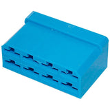 Kupplung für Flachsteckhülsen 8-p. blau 711003