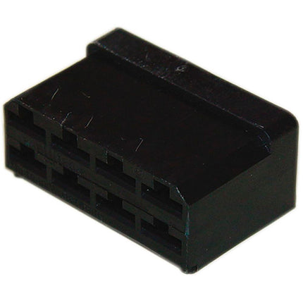 Kupplung für Flachsteckhülsen 8-p. schw. - 1 - Stück Pneutron