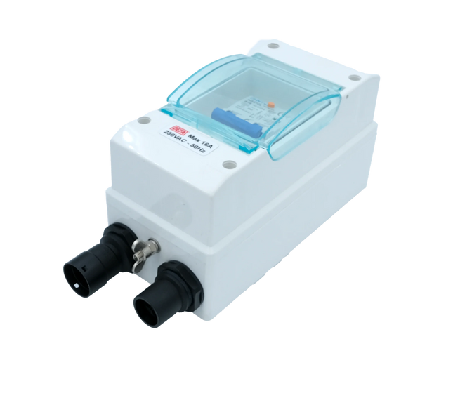 DEFA – EI-Zentrale Plug-in HP mit FI/LS, 30 mA, 16 A - 1 - Stück DEFA