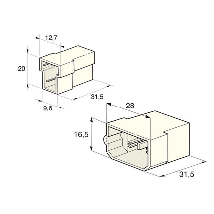 Steckgehäuse-Sortiment 1 - 8-pol 719999 - Hischier Auto AG