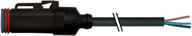 Kabel Xtreme mit Stecker MDC06-4S  Offenes Kabelende 4-adrig 0 1.5 m
