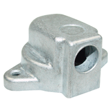 Aufbau-Steckdose 2-pol. aus Metall (6806) 730