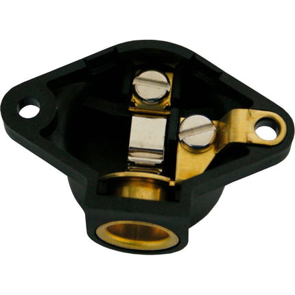 Aufbau-Steckdose 2-pol. Kunststoff