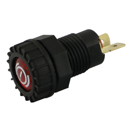Kontrollleuchte rot Sym. H.Bremse - 1 - Stück Pneutron