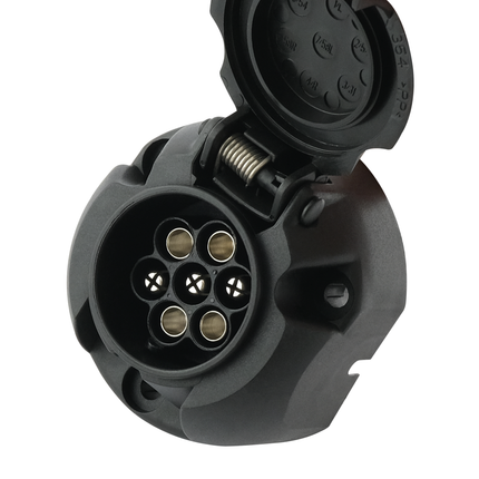 Anhängersteckdose 7-pol. mit Abschaltkontakt