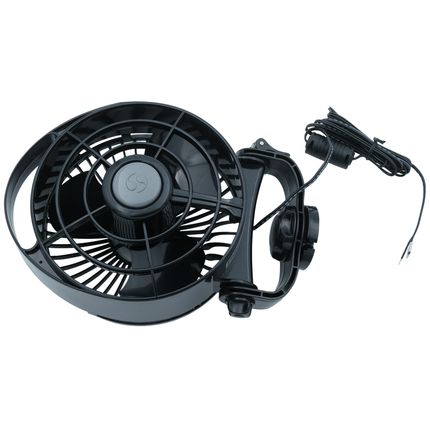 Seekr - Bora 12 V Ventilator schwarz, 3 Stufen 748CABBX - Hischier Auto AG