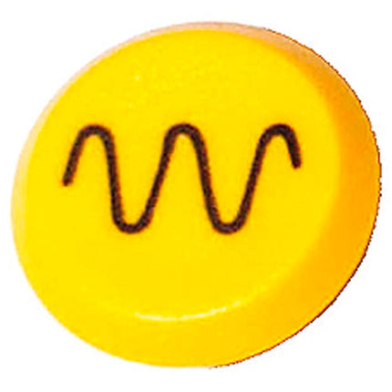 Pneutron Emblem "Vibration gelb" - 1 - Stück Pneutron