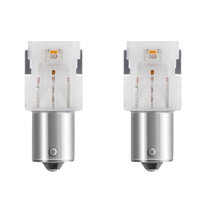 OSRAM - 2 Stk. LED-Lampen BA15s 12 V orange - 7506DYP - 1 - Stück Diverse