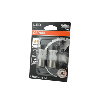 OSRAM - 2 Stk. LED-Lampen BAU15s 12 V gelb