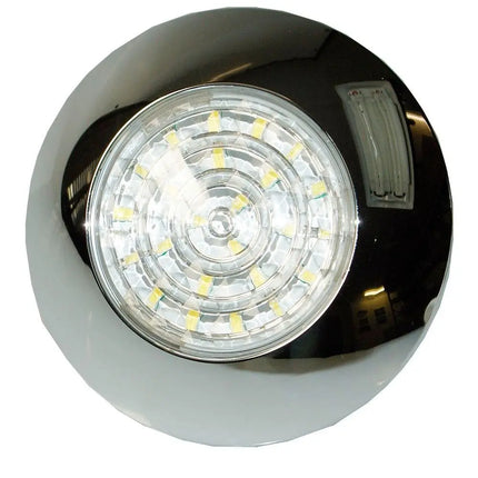 LED Innenleuchte 12 V Chromgehäuse - 7524/12 - 1 - Stück LED autolamps