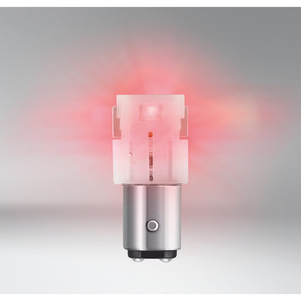 OSRAM - 2 x LED-Glassockellampen W2.5x16q 12 V Red