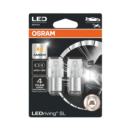 OSRAM - 2 x LED-Lampe BAY15d 12 V gelb - 7528DYP - 1 - Satz Diverse