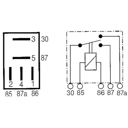 Micro-Relais Wechsler 12 V 40/30 A